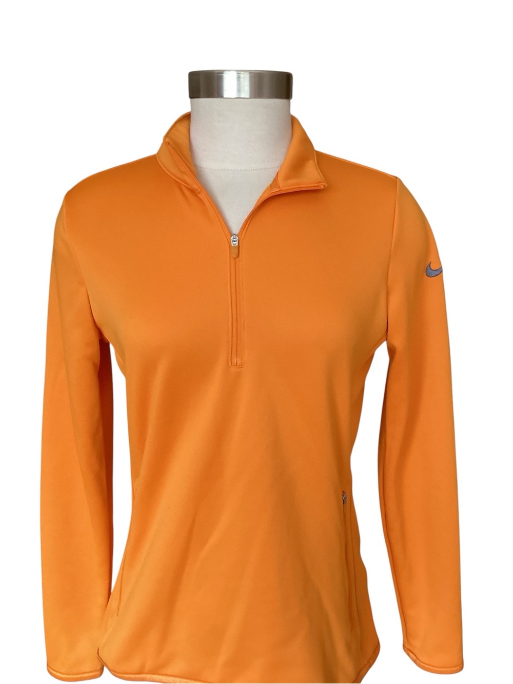 Women’s Nike Orange Golf Fleece Half-Zip Pullover